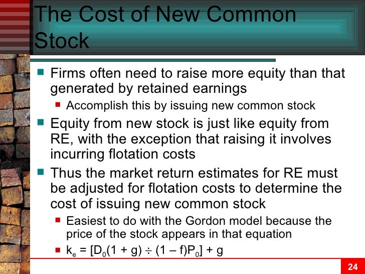 Chapter 12 Cost Of Capital