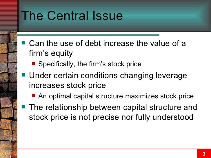 capital structure and leverage ch 13 View chapter 13 from fmt corporate at hanoi university chapter 13: capital structure and leverage o a firm's business risk is largely determined by the financial. capital structure and leverage ch 13 View chapter 13 from fmt corporate at hanoi university chapter 13: capital structure and leverage o a firm's business risk is largely determined by the financial.