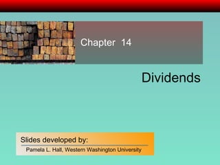 Dividends Chapter  14 