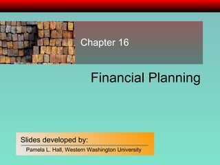 Financial Planning Chapter 16 