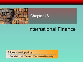 International Finance Chapter 18 