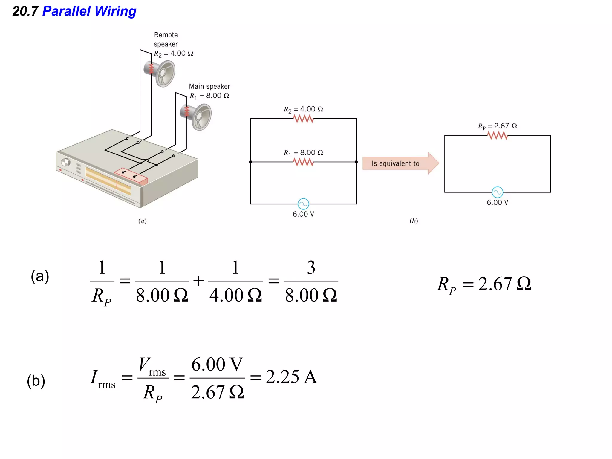 20.7  Parallel Wiring (a) (b) 