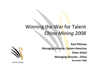 China Mining Nov 2008