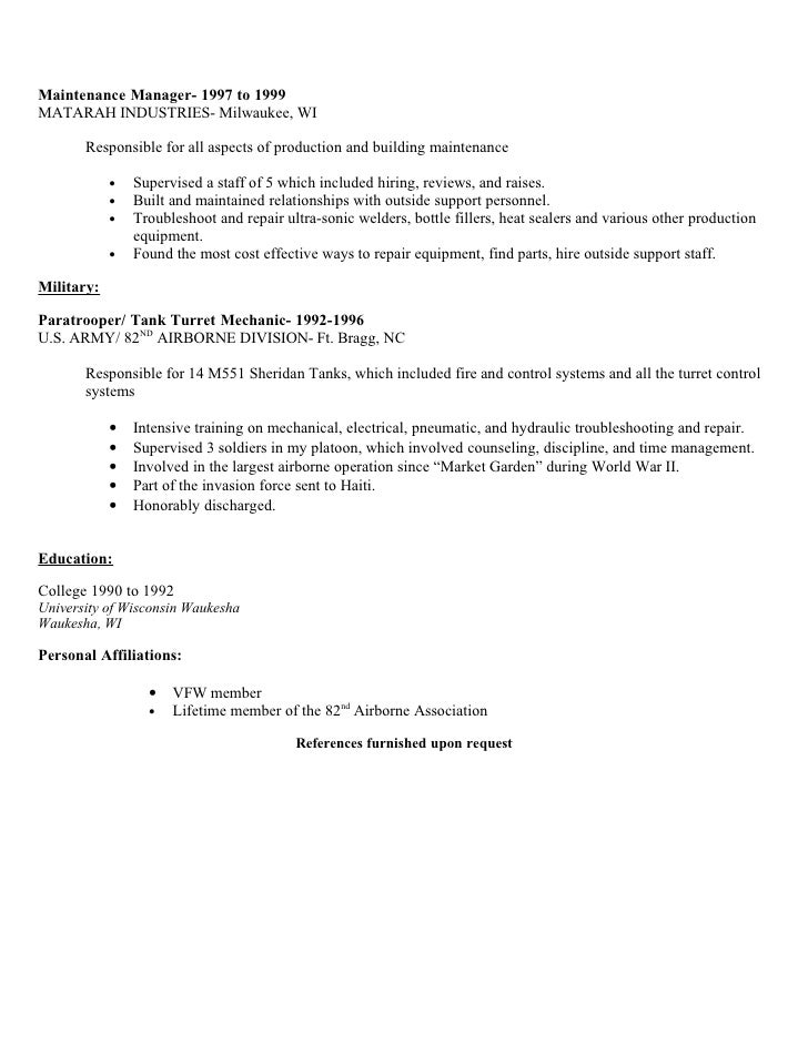 resume services milwaukee