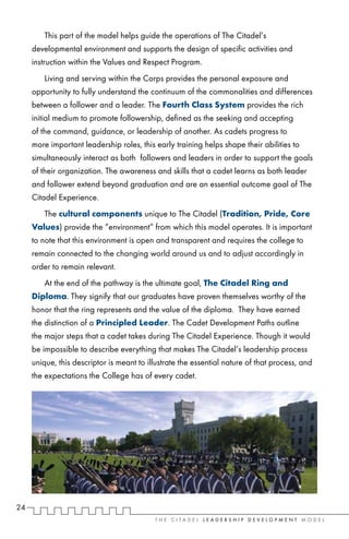 Citadel Ranks Citadel Leadership Brochure | PDF