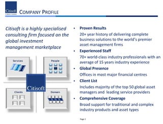 Citisoft Credentials For Linkedin