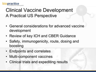 Clinical Vaccine Development Introduction