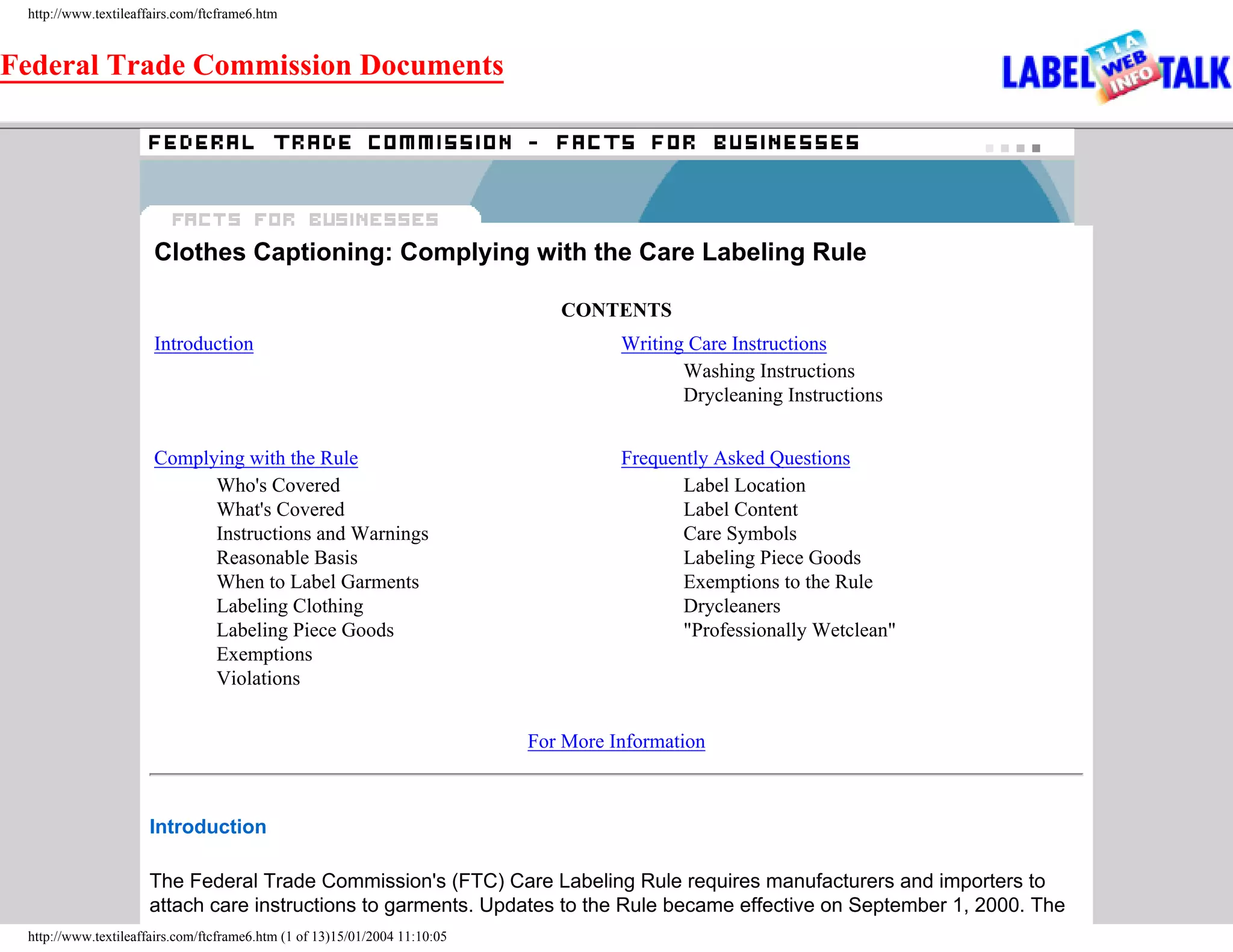 Clothes Captioning Complying With Care Labelling Rules