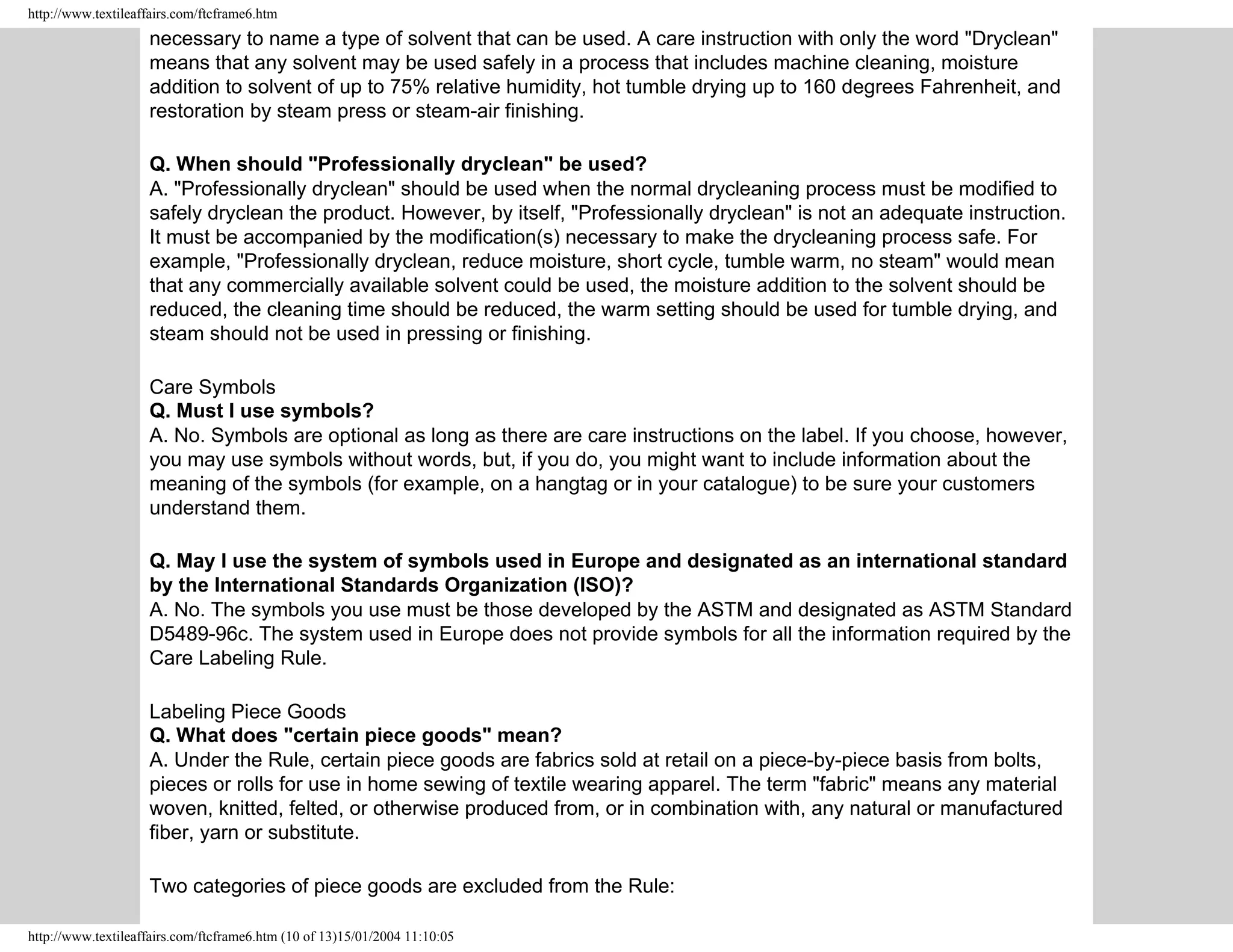 Clothes Captioning Complying With Care Labelling Rules