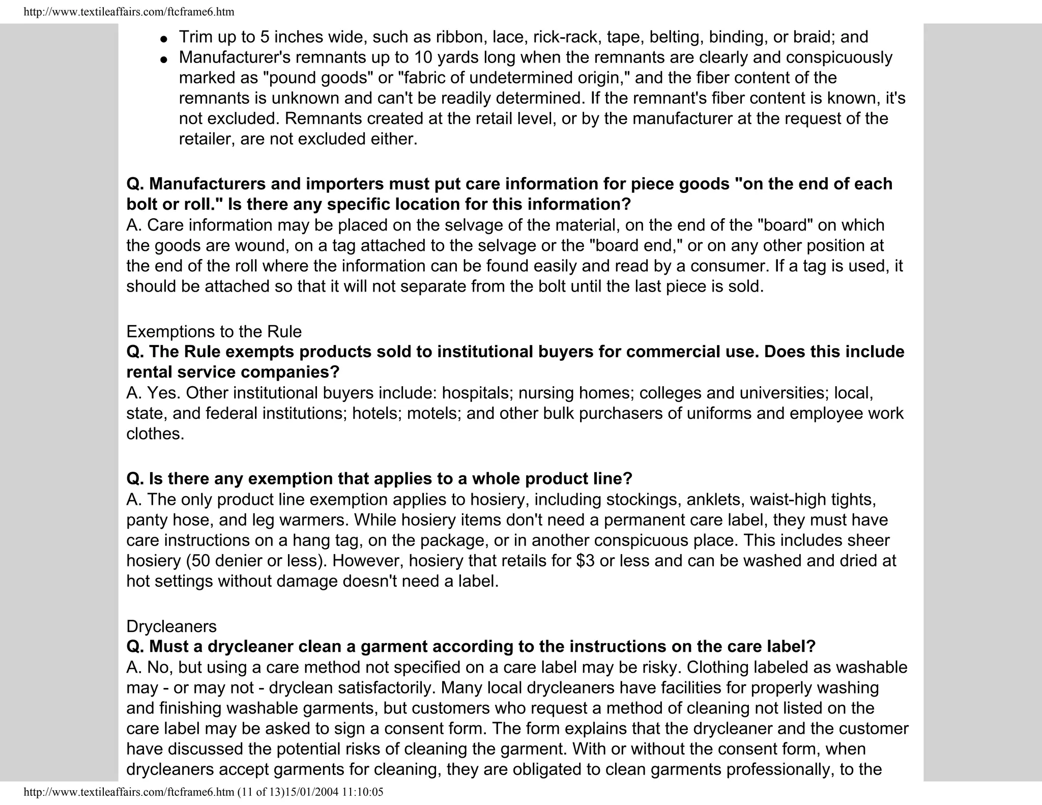 Clothes Captioning Complying With Care Labelling Rules