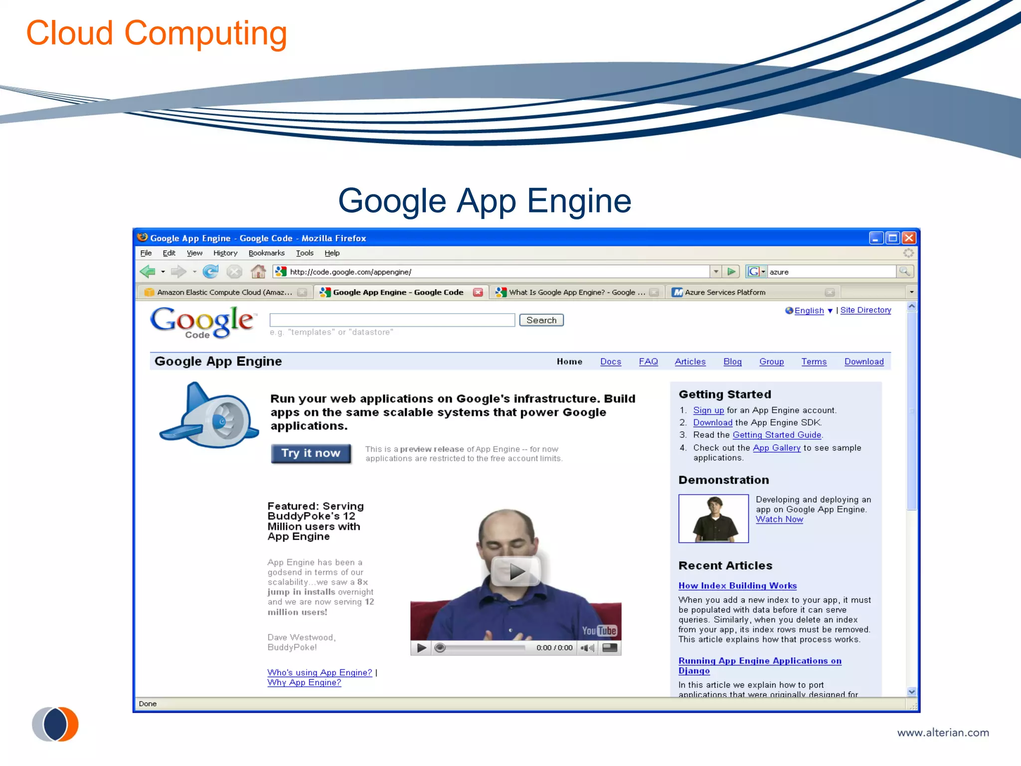 Cloud Computing Google App Engine 