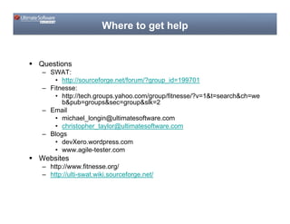 Code Camp  Applying Modern Software Development Techniques To Ui Testing