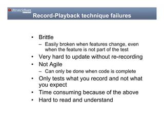 Code Camp  Applying Modern Software Development Techniques To Ui Testing