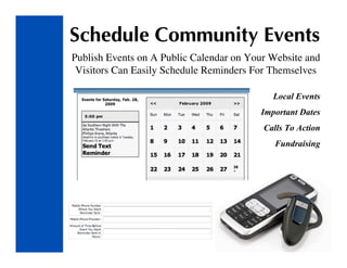 Community Text Message Communications