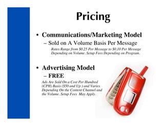 Community Text Message Communications