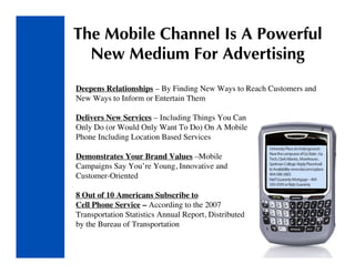 Community Text Message Communications