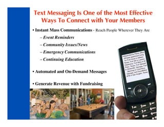 Community Text Message Communications