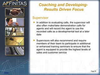 [object Object],[object Object],Supervisor Coaching and Developing-  Results Driven Focus 