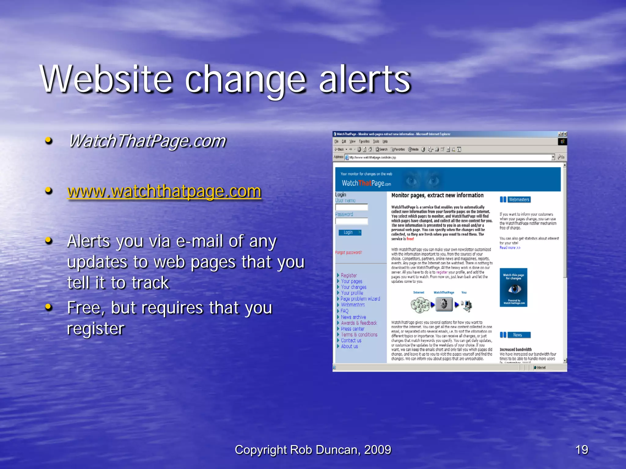 Competitive Intelligence -  Fast, Cheap & Ethical By Rob Duncan March 5, 2009