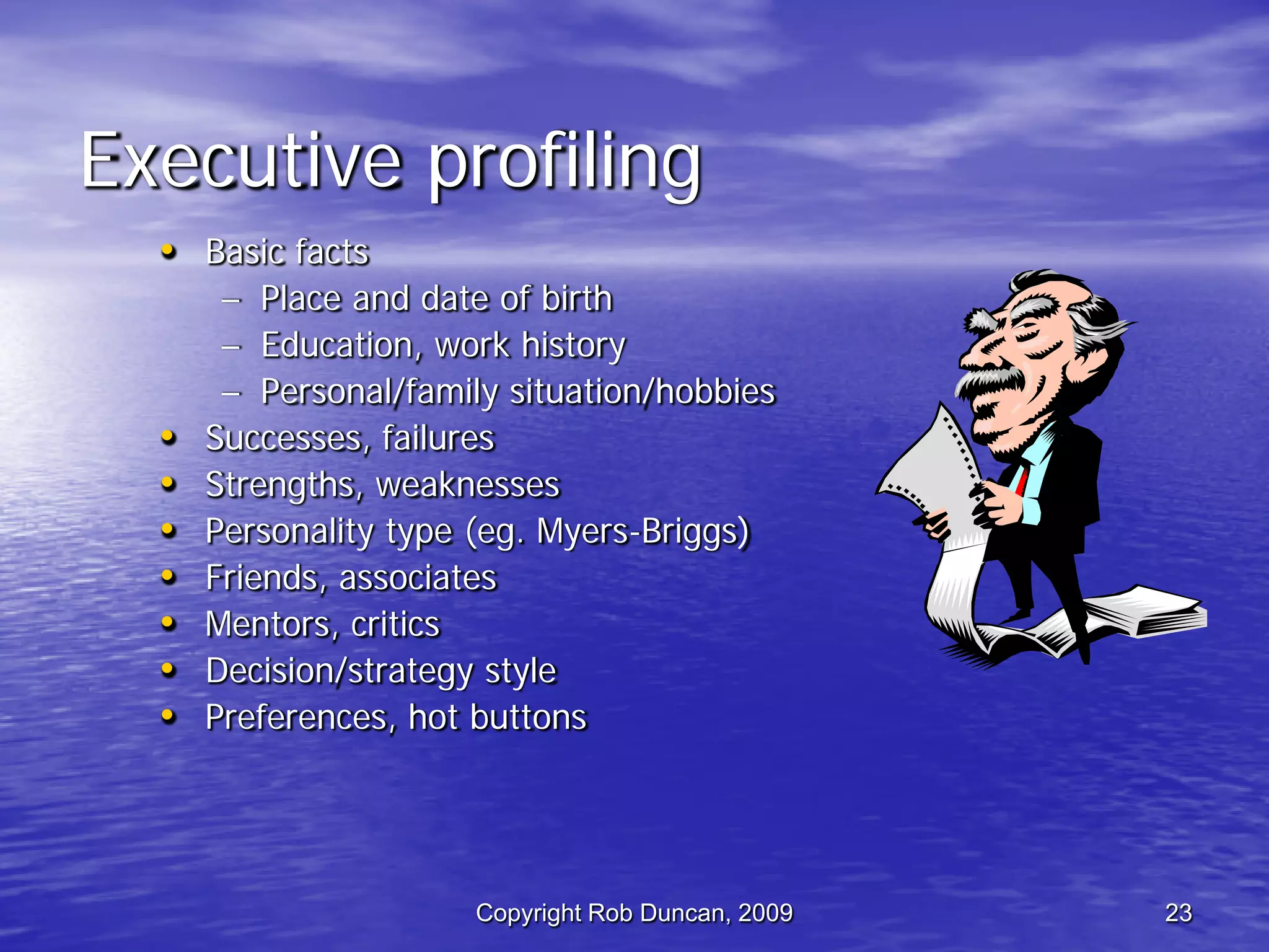 Competitive Intelligence -  Fast, Cheap & Ethical By Rob Duncan March 5, 2009