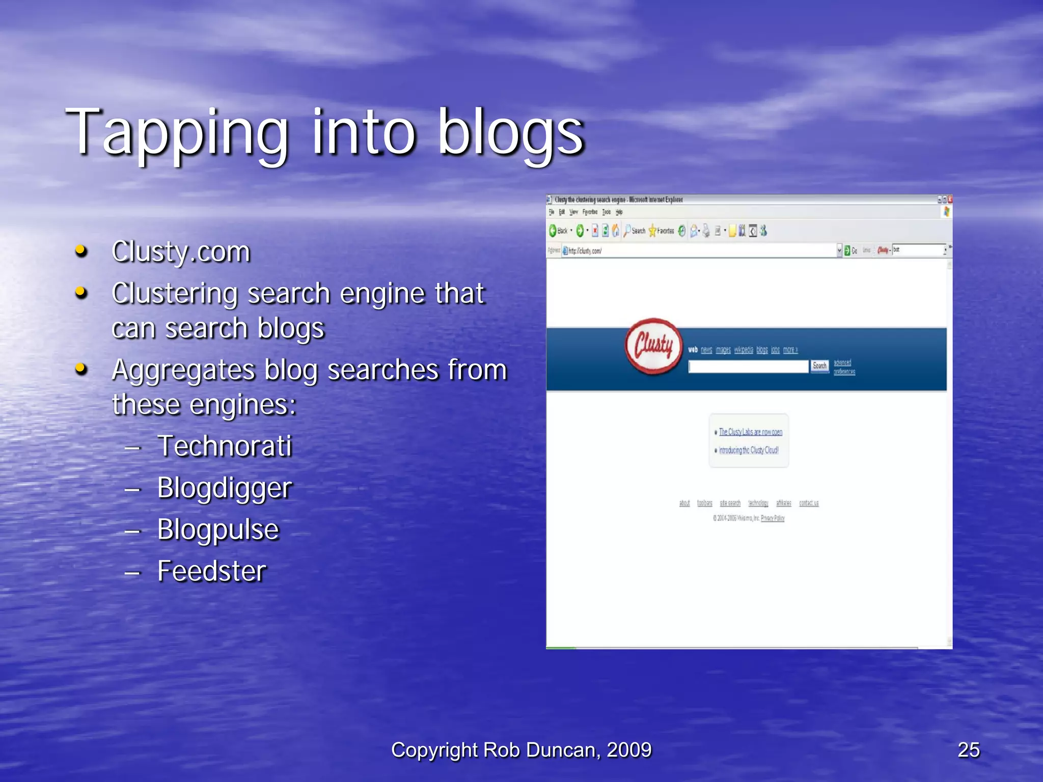Competitive Intelligence -  Fast, Cheap & Ethical By Rob Duncan March 5, 2009