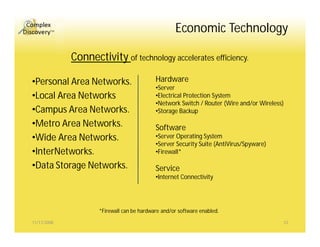 Complex Discovery Ethics Efficiency And Economics (Overview) 1108