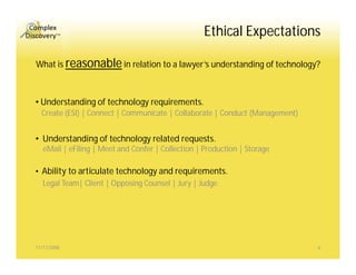 Complex Discovery Ethics Efficiency And Economics (Overview) 1108