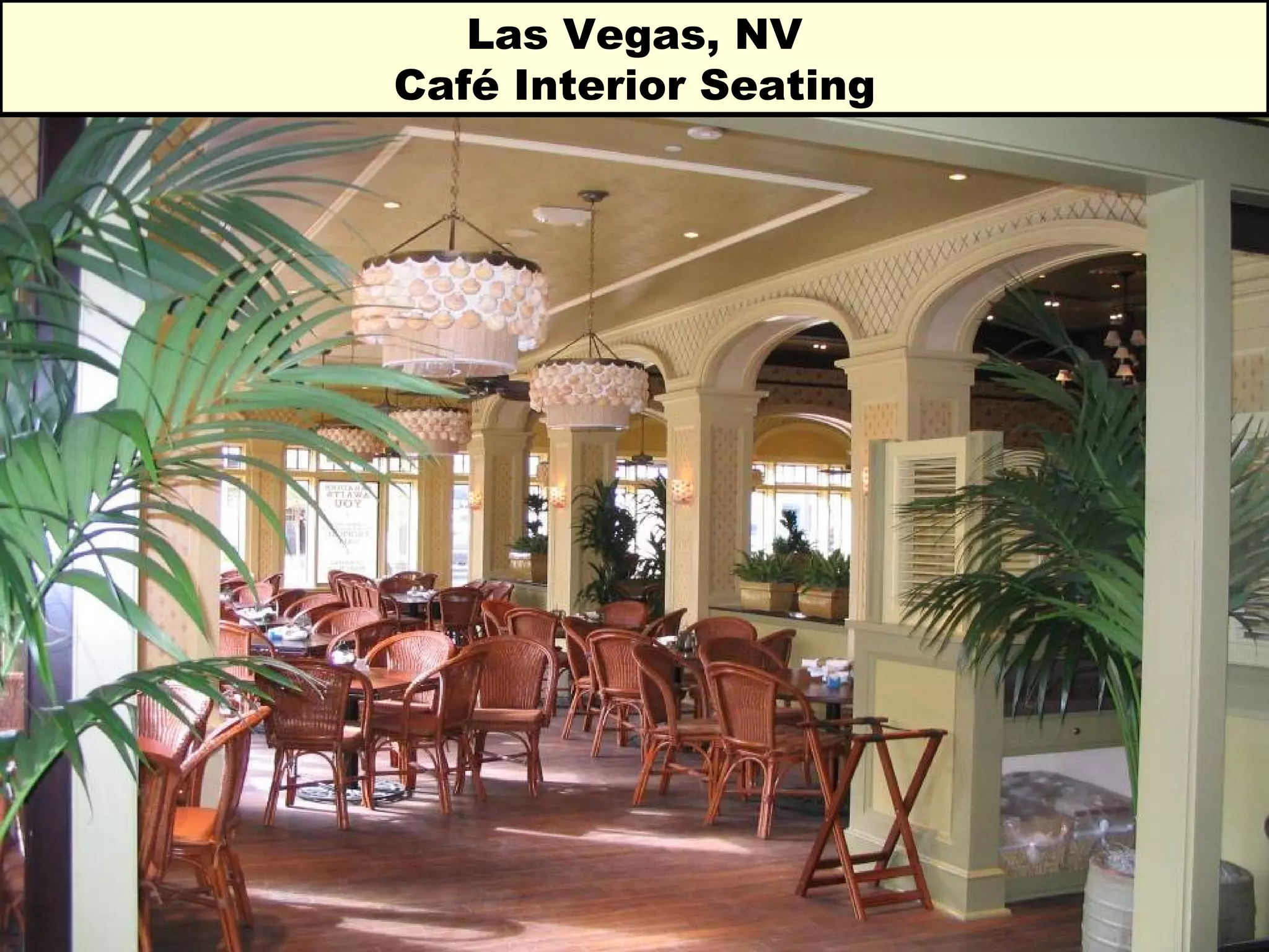 Las Vegas, NV Café Interior Seating 
