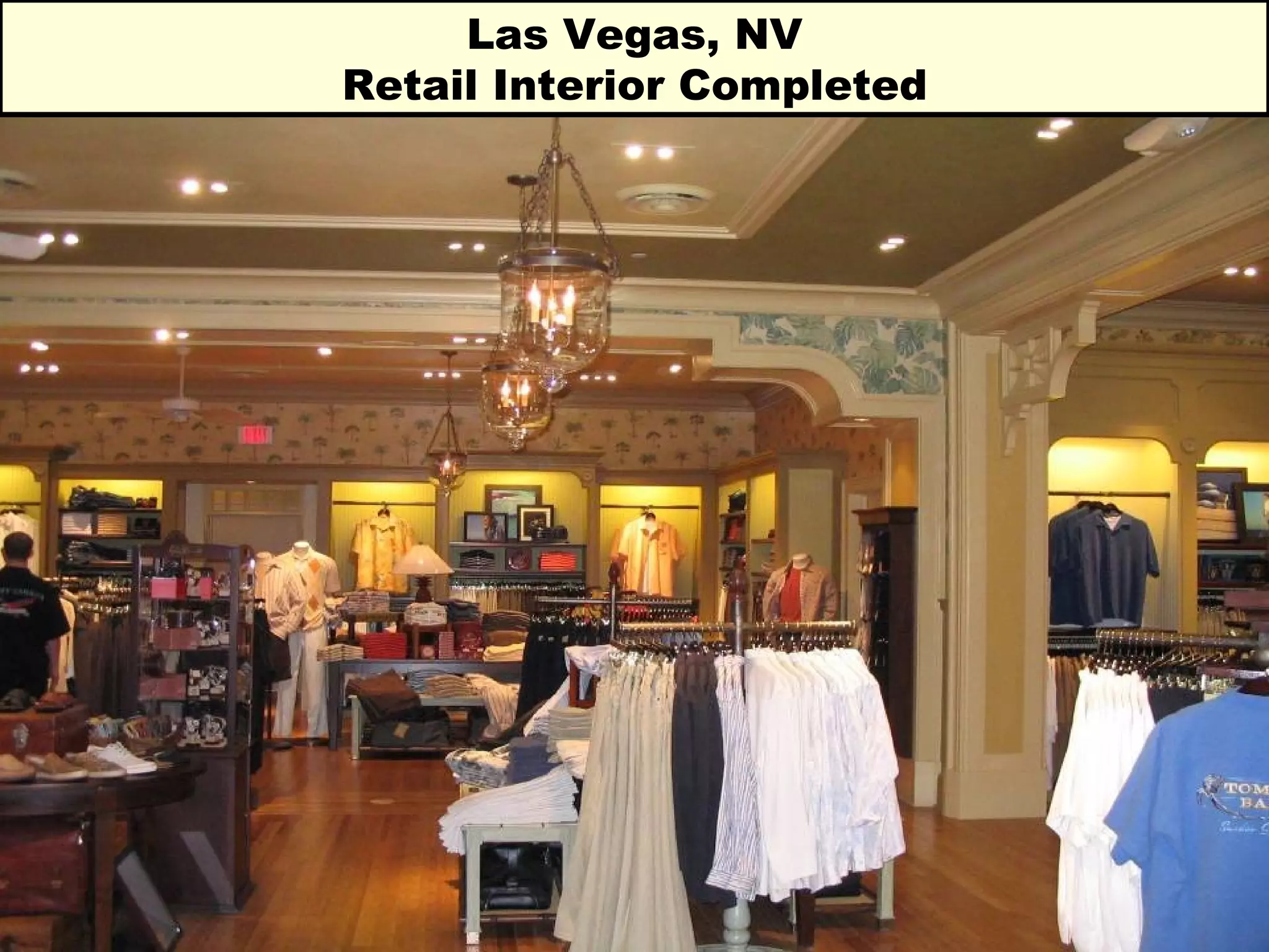 Las Vegas, NV Retail Interior Completed 