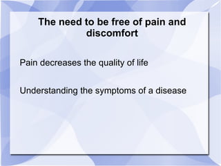 What is Hospice? Part 2 Improve quality of a patient's life 