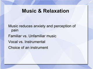 Treat symptoms of a disease 