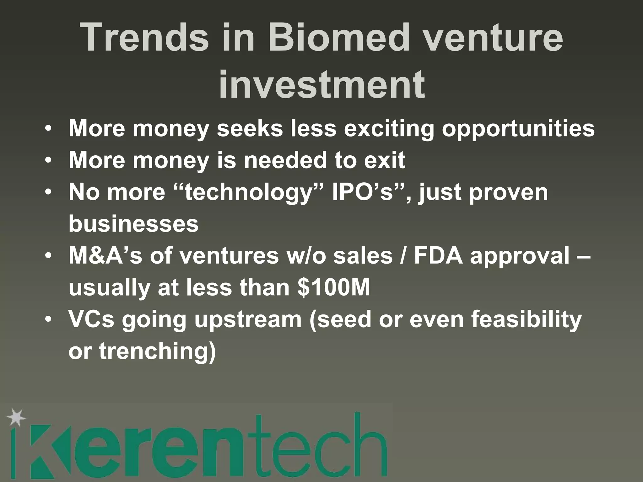 Considerations On Biotech And Medtech Fundraising