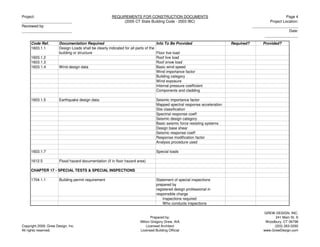 Construction Documents Checklist | PDF