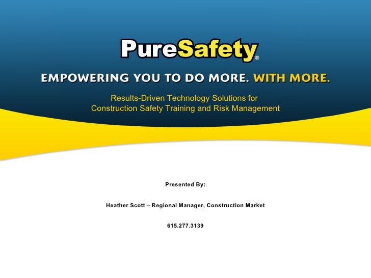 construction safety presentation