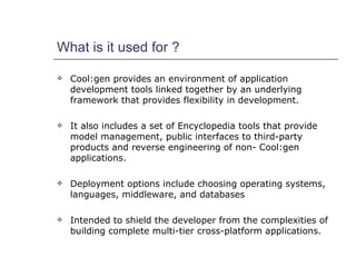 Coolgen Code Syntax Coolgen Shkehar | PPT