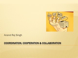 COORDINATION, COOPERATION & COLLABORATION
Anand Raj Singh
 