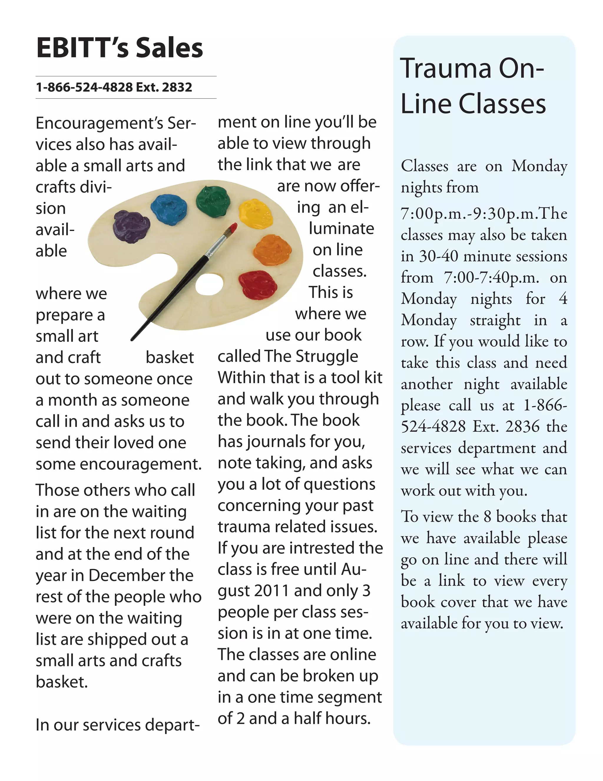 Copy Of Magazine Of Encourage