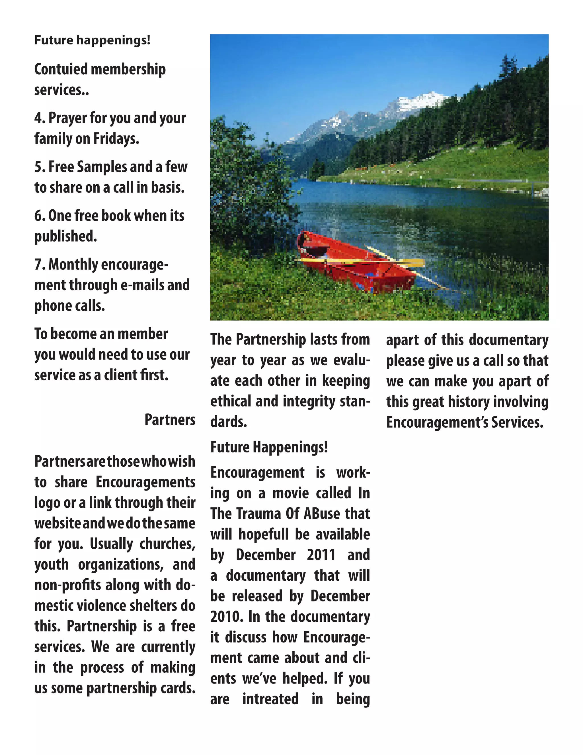 Copy Of Magazine Of Encourage