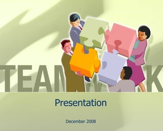 Presentation December 2008 