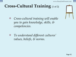 Cross Cultural Training PowerPoint Presentation | PPT
