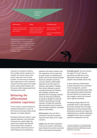 Customer Centricity Axisof High Performance May2008