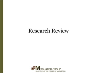 Research Review 