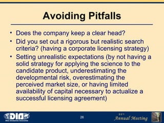 Avoiding Pitfalls <ul><li>Does the company keep a clear head? </li></ul><ul><li>Did you set out a rigorous but realistic s...