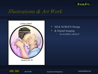 Illustrations & Art Work SILK SCREEN Design & Digital Imaging ‘ An ELDER’s GRACE’ 