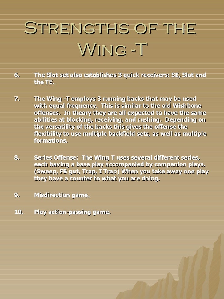Defending The Wing T Offense