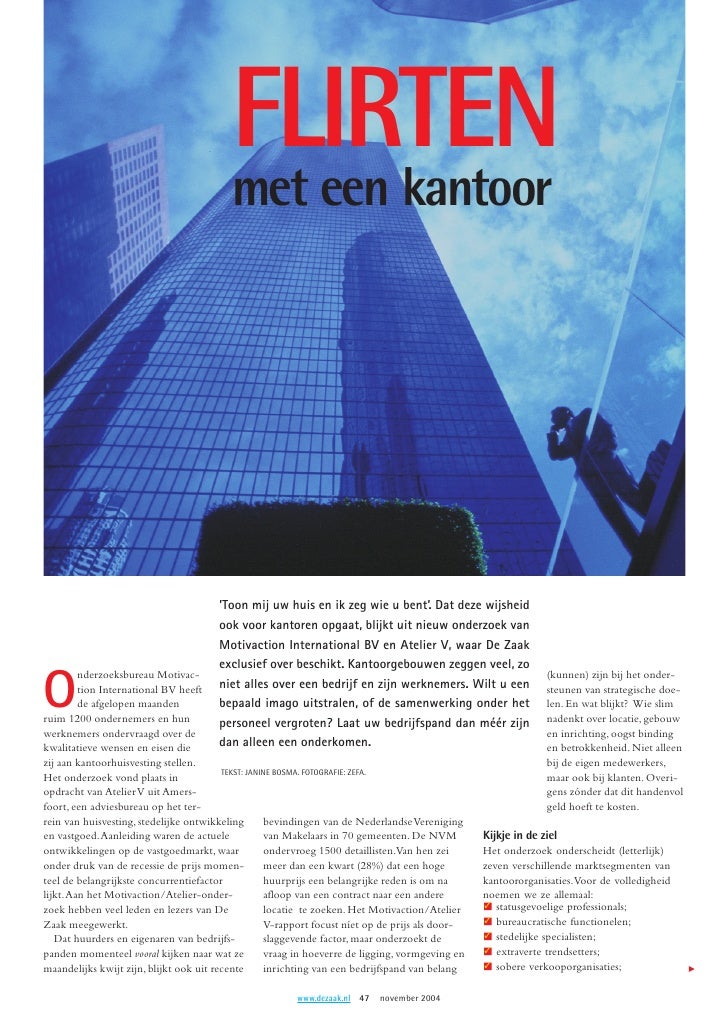 Flirten met de baas