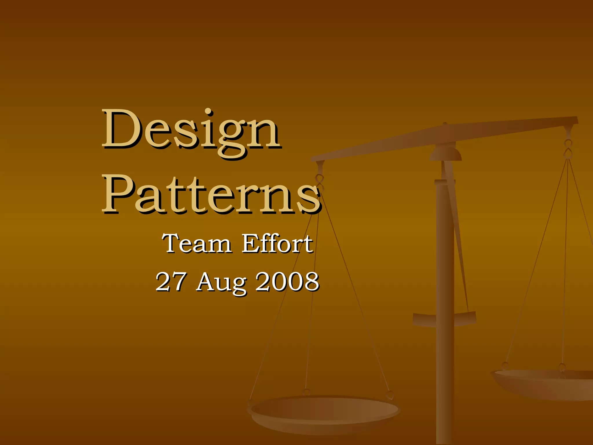 Design Patterns | PPT