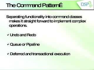 Command Pattern Transaction Design Pattern with Actionscript | PPT