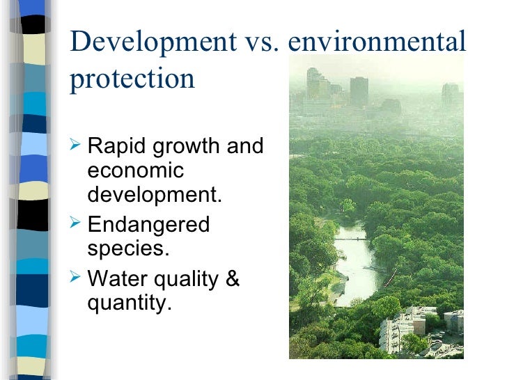 Development And The Environment