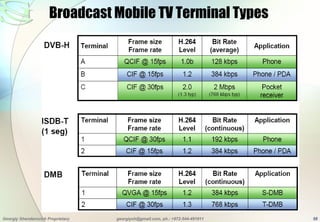 Digital Tv Overview